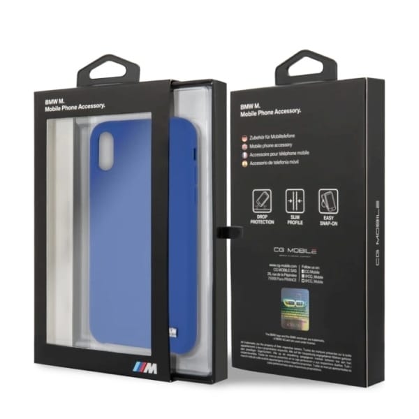 BMW Silicone M Collection - θήκη για Apple iPhone X - Μπλε - Image 4