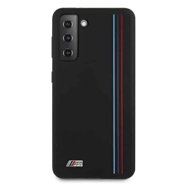 BMW Silicone Stripes M Collection - θήκη για Samsung Galaxy S21+ 5G - Μαύρο - Image 3