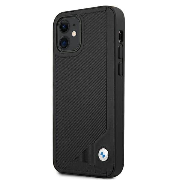 BMW Leather Deboss - θήκη για Apple iPhone 12 mini - Μαύρο - Image 2