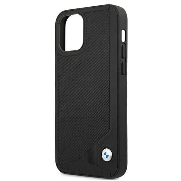 BMW Leather Deboss - θήκη για Apple iPhone 12 mini - Μαύρο - Image 6