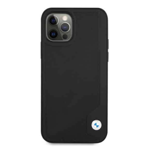 BMW Leather Deboss - θήκη για Apple iPhone 12/12 Pro - Μαύρο - Image 3