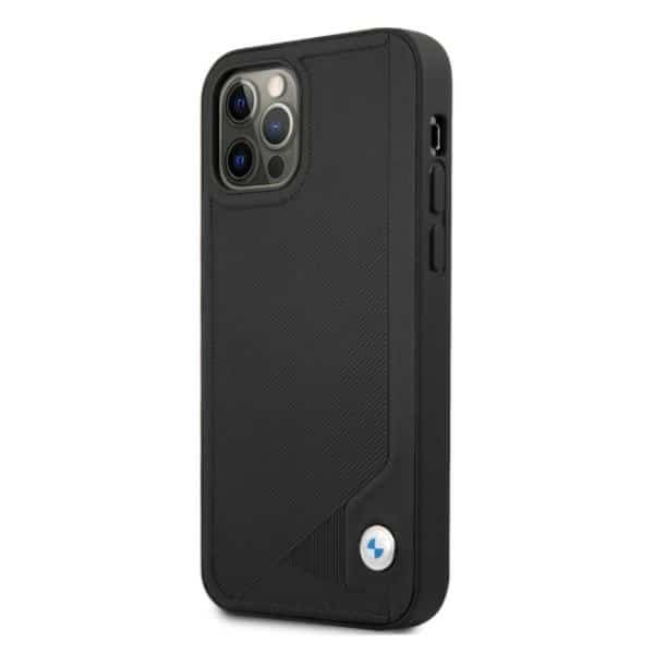 BMW Leather Deboss - θήκη για Apple iPhone 12 Pro Max - Μαύρο - Image 2