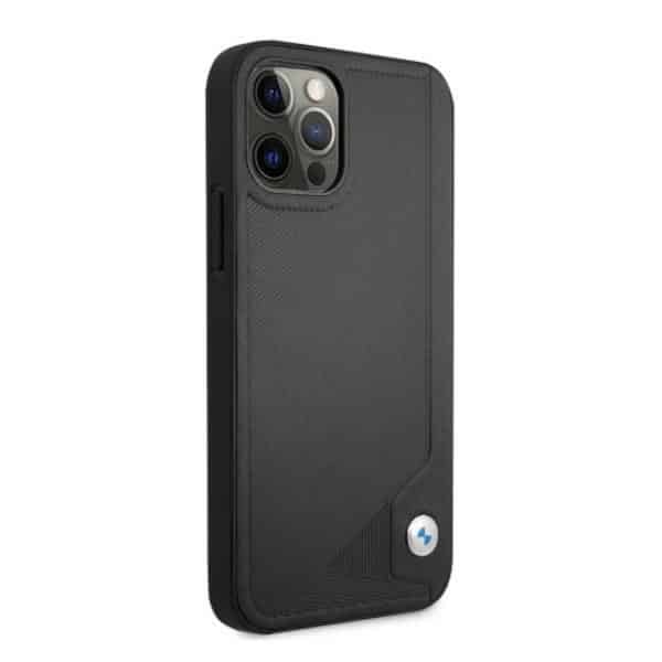 BMW Leather Deboss - θήκη για Apple iPhone 12 Pro Max - Μαύρο - Image 4