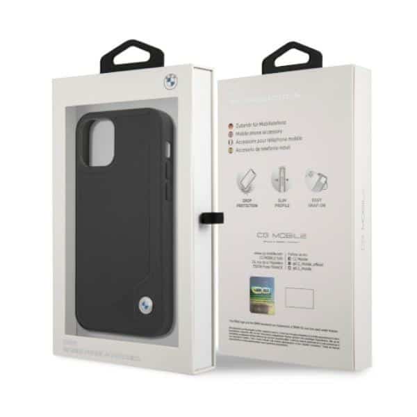 BMW Leather Deboss - θήκη για Apple iPhone 12 Pro Max - Μαύρο - Image 8