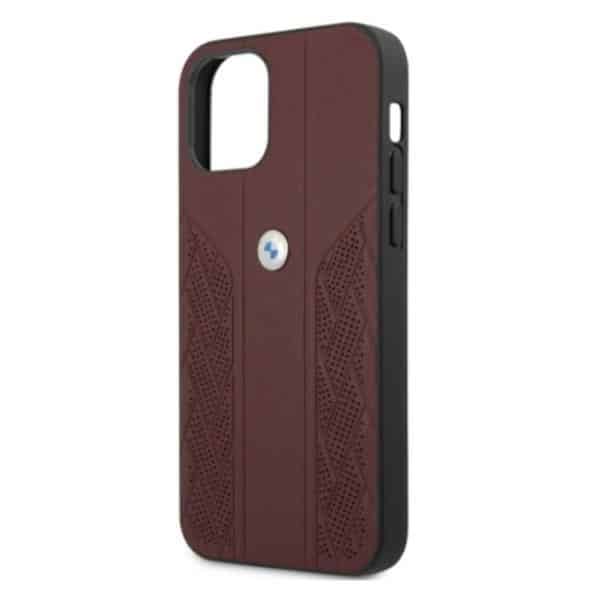 BMW Leather Curve Perforate - θήκη για Apple iPhone 12 Pro Max - Κόκκινο - Image 6