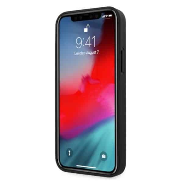 BMW Leather Curve Perforate - θήκη για Apple iPhone 12/12 Pro - Μαύρο - Image 5