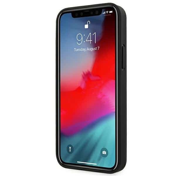 BMW Leather Curve Perforate - θήκη για Apple iPhone 12 Pro Max - Μαύρο - Image 5