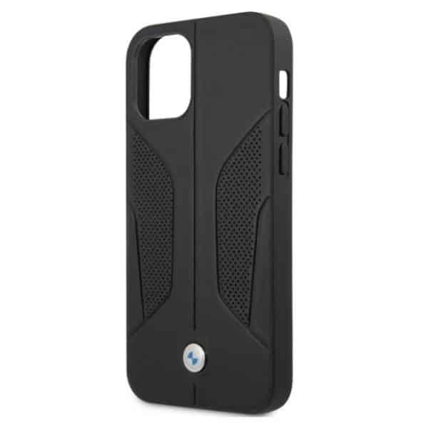 BMW Leather Perforate Sides - θήκη για Apple iPhone 12/12 Pro - Μαύρο - Image 6