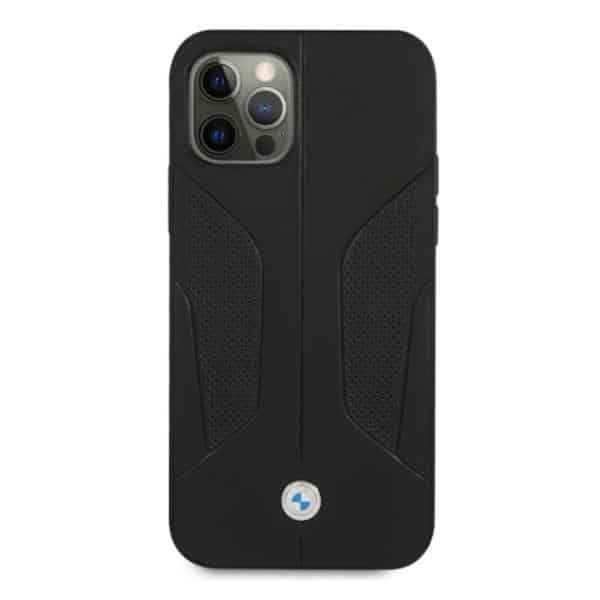 BMW Leather Perforate Sides - θήκη για Apple iPhone 12 Pro Max - Μαύρο - Image 3