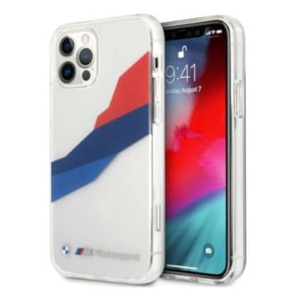 BMW Motorsport Tricolor - θήκη για Apple iPhone 12 Pro Max - Διάφανο