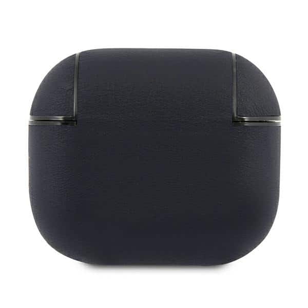 BMW BMA3SSLNA Θήκη AirPods 3 γνήσιο δέρμα με ασημένιο λογότυπο σε χρώμα γρανάτη/ναυτικό μπλε - Image 2