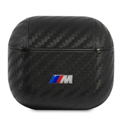 BMW BMA3WMPUCA Κάλυμμα AirPods 3 μαύρο PU Carbon M Collection