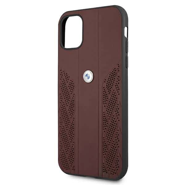 BMW Leather Curve Perforate - θήκη για Apple iPhone 11 - Κόκκινο - Image 6