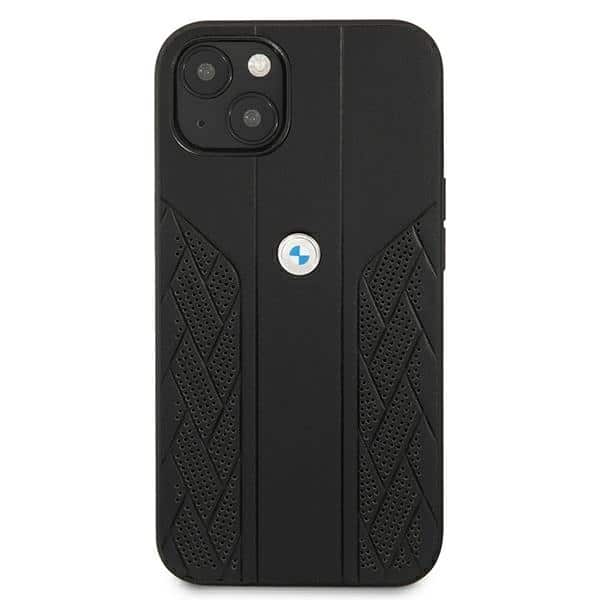 BMW Leather Curve Perforate - θήκη για Apple iPhone 13 mini - Μαύρο - Image 3