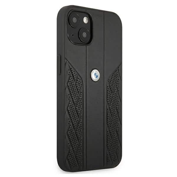 BMW Leather Curve Perforate - θήκη για Apple iPhone 13 mini - Μαύρο - Image 4