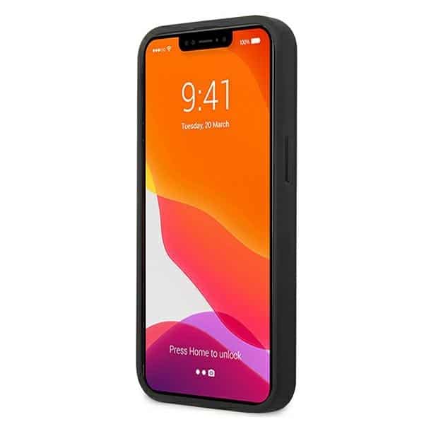 BMW Leather Curve Perforate - θήκη για Apple iPhone 13 mini - Μαύρο - Image 5