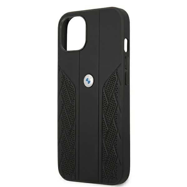 BMW Leather Curve Perforate - θήκη για Apple iPhone 13 mini - Μαύρο - Image 6