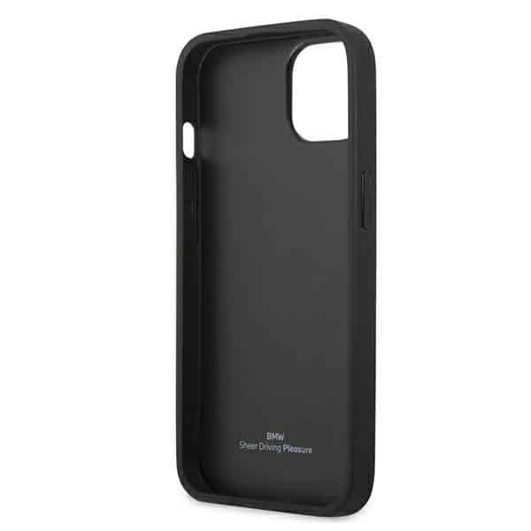 BMW Leather Curve Perforate - θήκη για Apple iPhone 13 mini - Μαύρο - Image 7