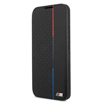 BMW Bookcase M Collection Triangles - θήκη για Samsung S22+ S906 - Μαύρο