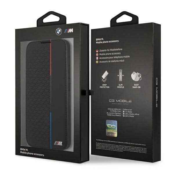 BMW Bookcase M Collection Triangles - θήκη για Samsung S22+ S906 - Μαύρο - Image 7