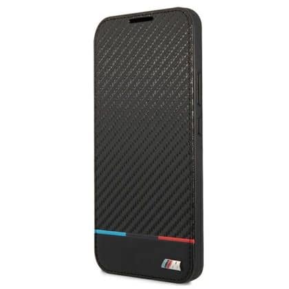 BMW Bookcase M Collection Triangles - θήκη για Samsung S22+ S906 - Μαύρο