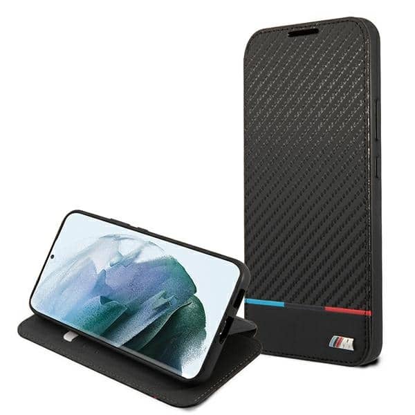BMW Bookcase M Collection Triangles - θήκη για Samsung S22+ S906 - Μαύρο - Image 4