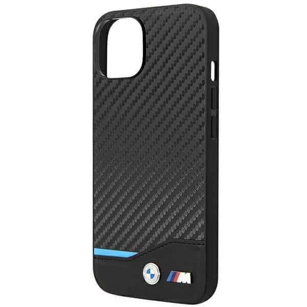 BMW Leather Carbon - θήκη για Apple iPhone 14 Plus - Μαύρο - Image 6
