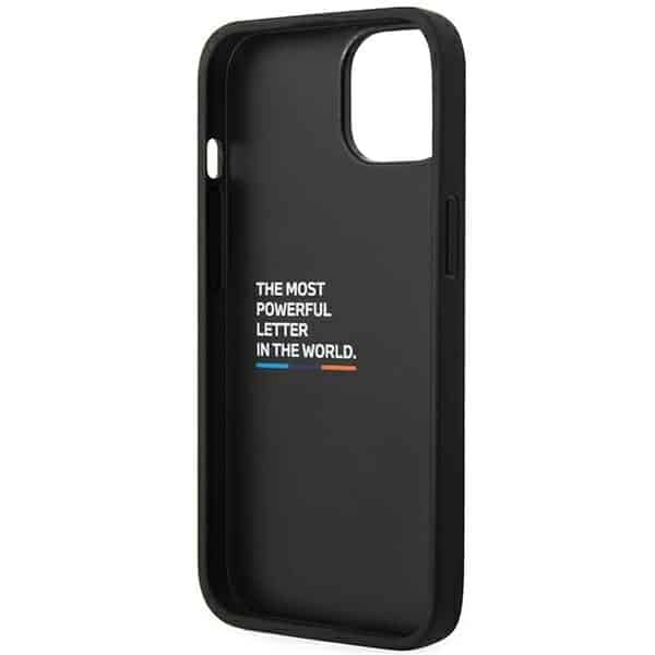 BMW Leather Carbon - θήκη για Apple iPhone 14 Plus - Μαύρο - Image 7