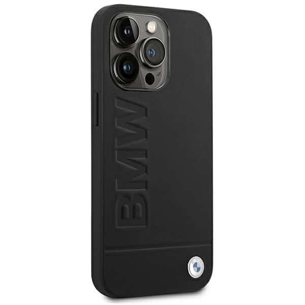 BMW Leather Stamp - θήκη για Apple iPhone 14 Pro Max - Μαύρο - Image 4