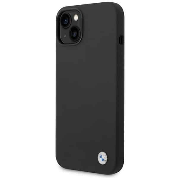BMW Silicone Metal Logo - θήκη για Apple iPhone 14 Plus - Μαύρο - Image 2