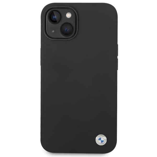 BMW Silicone Metal Logo - θήκη για Apple iPhone 14 Plus - Μαύρο - Image 3