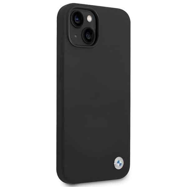 BMW Silicone Metal Logo - θήκη για Apple iPhone 14 Plus - Μαύρο - Image 4