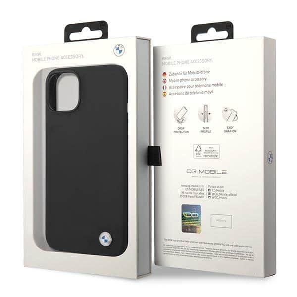 BMW Silicone Metal Logo - θήκη για Apple iPhone 14 Plus - Μαύρο - Image 8