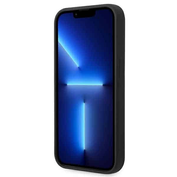 BMW Silicone Metal Logo - θήκη για Apple iPhone 14 Pro - Μαύρο - Image 5