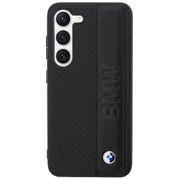 BMW Leather Textured & Stripe - θήκη για Samsung Galaxy S23+ - Μαύρο - Image 3