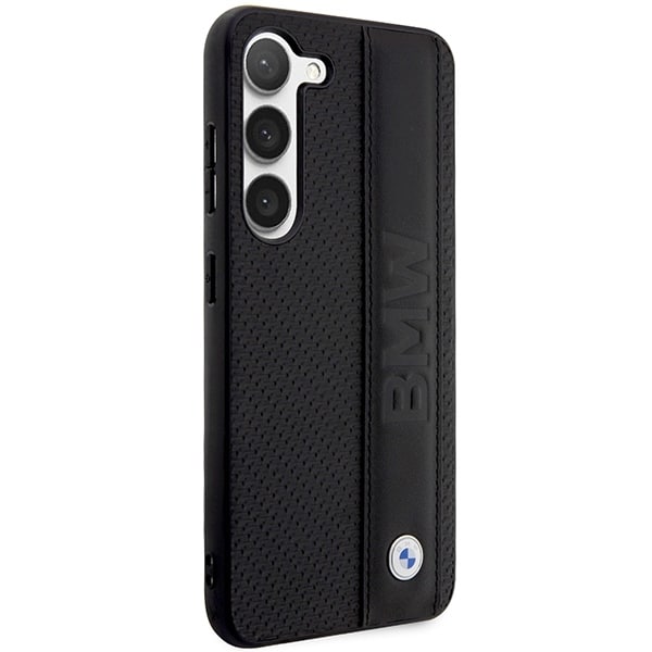 BMW Leather Textured & Stripe - θήκη για Samsung Galaxy S23+ - Μαύρο - Image 4
