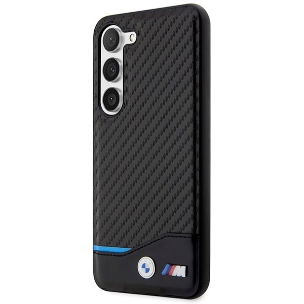 BMW Leather Carbon - θήκη για Samsung Galaxy S23+ - Μαύρο - Image 2
