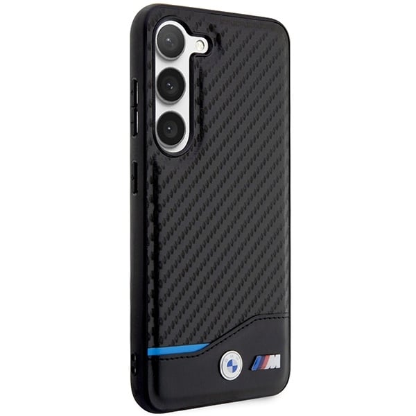 BMW Leather Carbon - θήκη για Samsung Galaxy S23+ - Μαύρο - Image 4