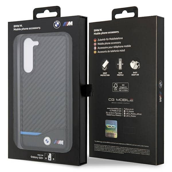 BMW Leather Carbon - θήκη για Samsung Galaxy S23+ - Μαύρο - Image 8