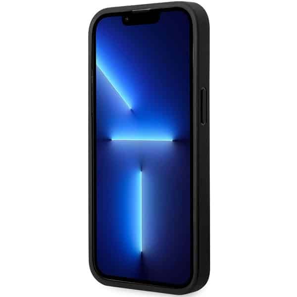 BMW Leather Blue Dots - θήκη για Apple iPhone 14 Pro Max - Μαύρο - Image 5