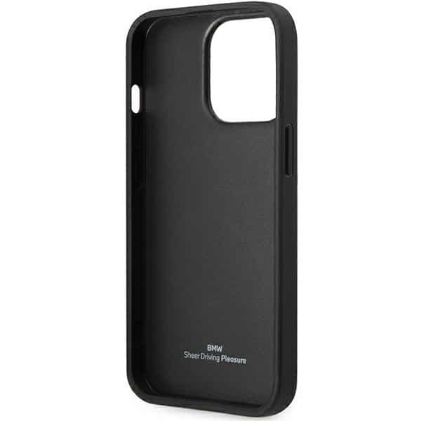 BMW Leather Blue Dots - θήκη για Apple iPhone 14 Pro Max - Μαύρο - Image 7