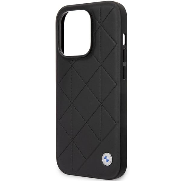 BMW Leather Quilted - θήκη για Apple iPhone 14 Pro - Μαύρο - Image 6