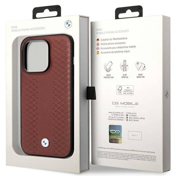 BMW Leather Diamond Pattern - θήκη για Apple iPhone 14 Pro - Πολύχρωμο - Image 8