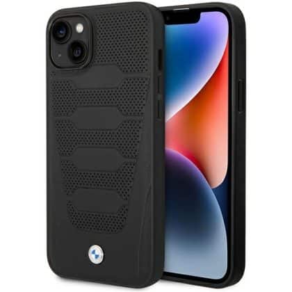 BMW Leather Seats Pattern - θήκη για Apple iPhone 14 - Μαύρο