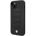 BMW Leather Seats Pattern - θήκη για Apple iPhone 14 - Μαύρο - Image 4