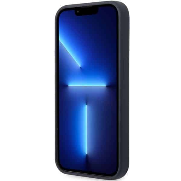 BMW Silicone Metal Logo - Apple iPhone 14 Pro - Μπλε - Image 5