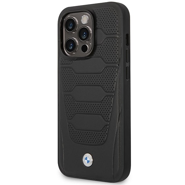 BMW Leather Seats Pattern - θήκη για Apple iPhone 14 Pro - Μαύρο - Image 2