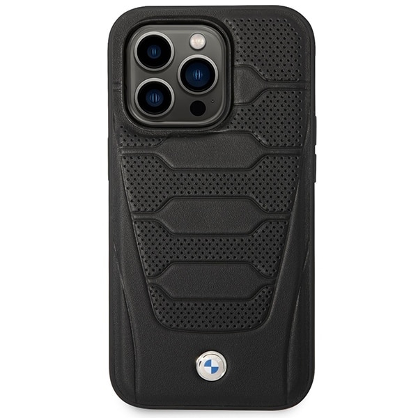 BMW Leather Seats Pattern - θήκη για Apple iPhone 14 Pro - Μαύρο - Image 3