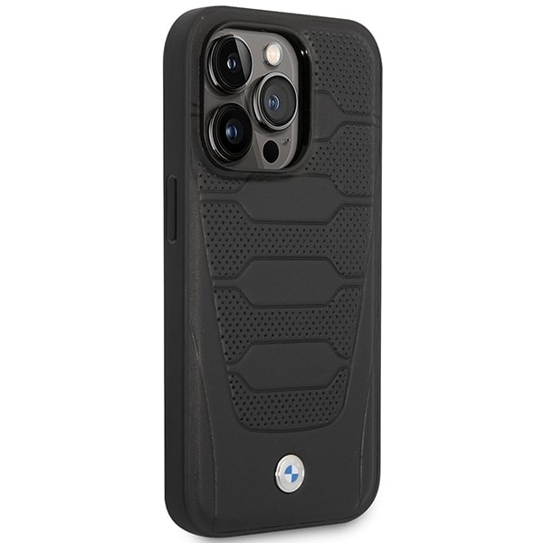 BMW Leather Seats Pattern - θήκη για Apple iPhone 14 Pro - Μαύρο - Image 4