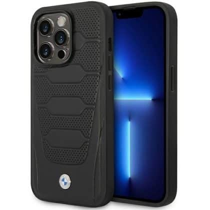 BMW Leather Seats Pattern - θήκη για Apple iPhone 14 Pro Max - Μαύρο